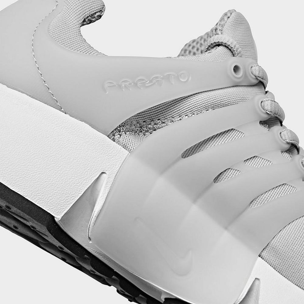 Nike Air Presto Shoes Light Smoke Grey White Black - Picture 2 of 16